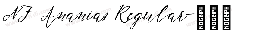 NF Ananias Regular字体转换